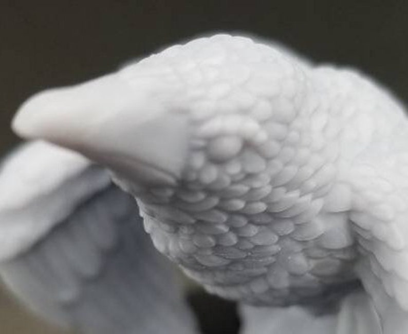 Figurine of Wondrous Power Silver Raven Etsy