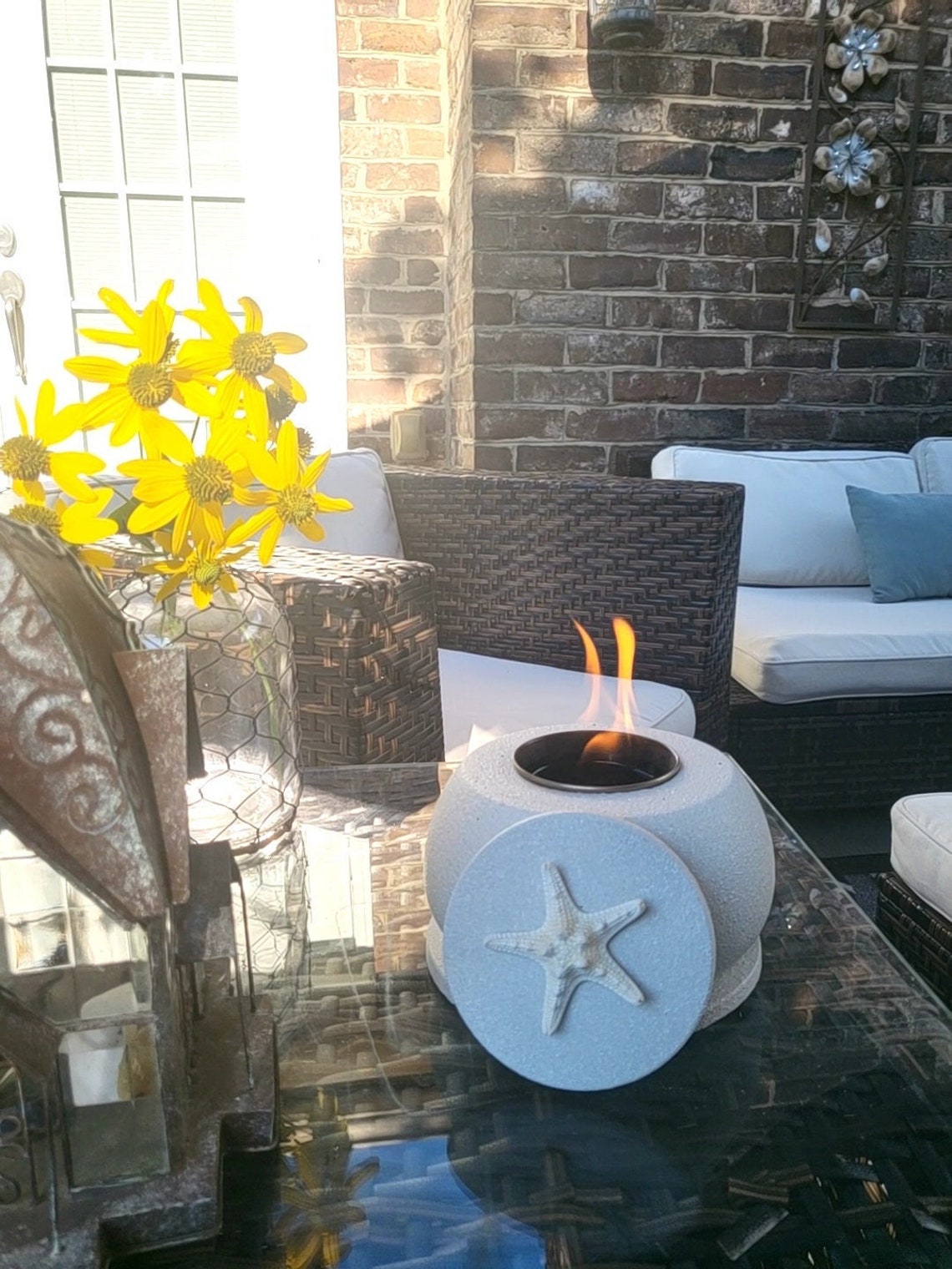 Portable Tabletop Firebowl Concrete Firepit Multiple - Etsy