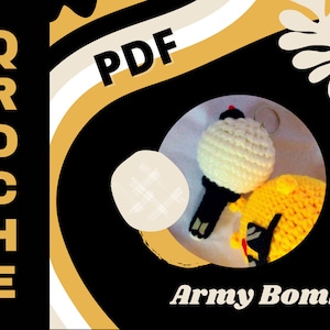 PDF - BTS Army Bomb Keychain Crochet Pattern by Qroche.co - Malaysia