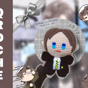 PDF -  Tears of Themis : Artem Doll Crochet Pattern by Qroche.co  || Malaysia
