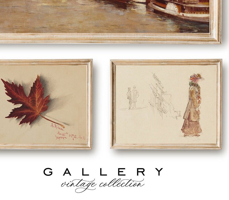 Autumn Gallery Wall Art Set - PRINTABLE DIGITAL DOWNLOAD - Fall ...