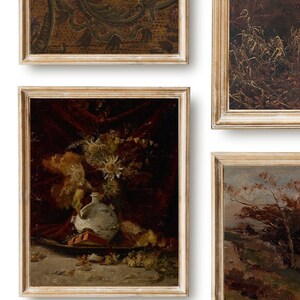 Dark Moody Autumn Gallery Wall Art Set - PRINTABLE DIGITAL DOWNLOAD ...