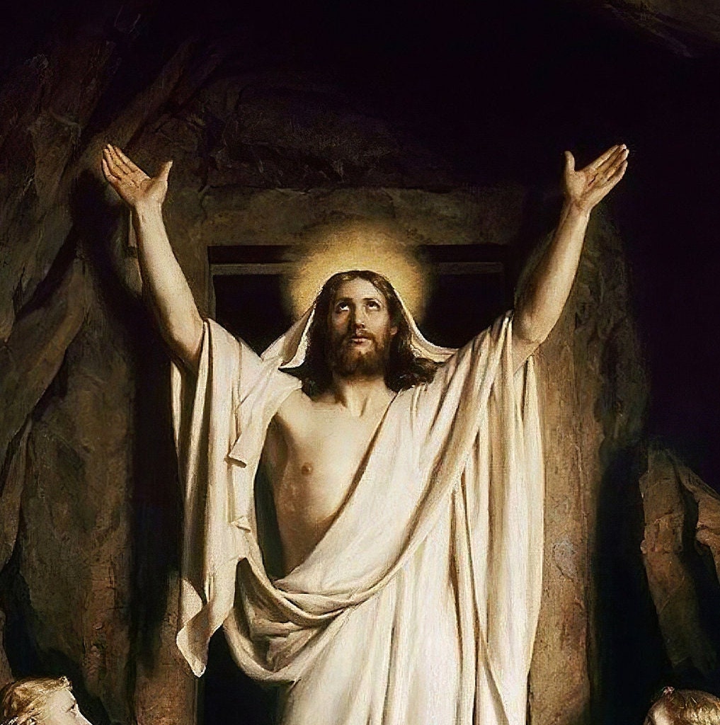 The Resurrection of Jesus Christ - PRINTABLE DIGITAL DOWNLOAD - Vintage ...