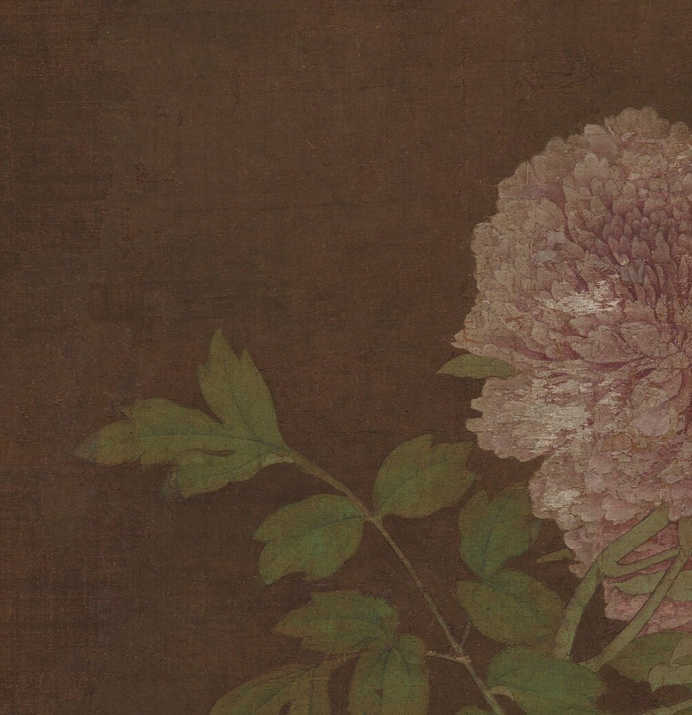 Pink Peony Botanical Print - PRINTABLE DIGITAL DOWNLOAD - Vintage ...