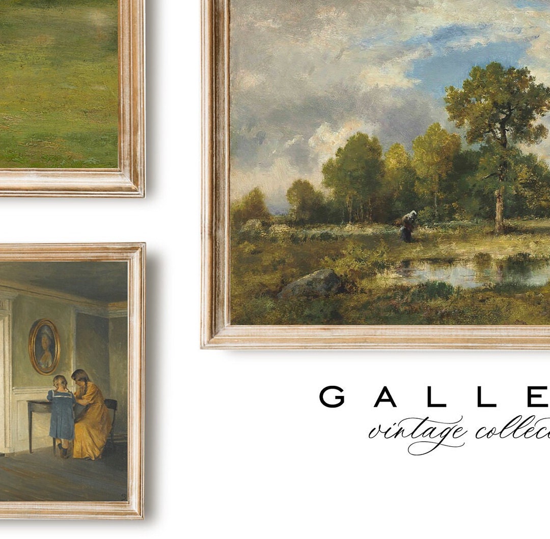 Vintage Spring Gallery Wall Art Set 3 -- PRINTABLE DIGITAL DOWNLOAD ...