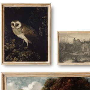 Dark Moody Autumn Gallery Wall Art Set - PRINTABLE DIGITAL DOWNLOAD ...
