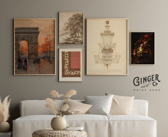 Wall Hangings Wall Print Set Printable Digital Download Home &amp; Living ...