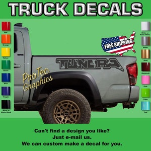 Truck Rear Bed Decal Graphics Fits: Toyota Toy-01 (Tundra)
