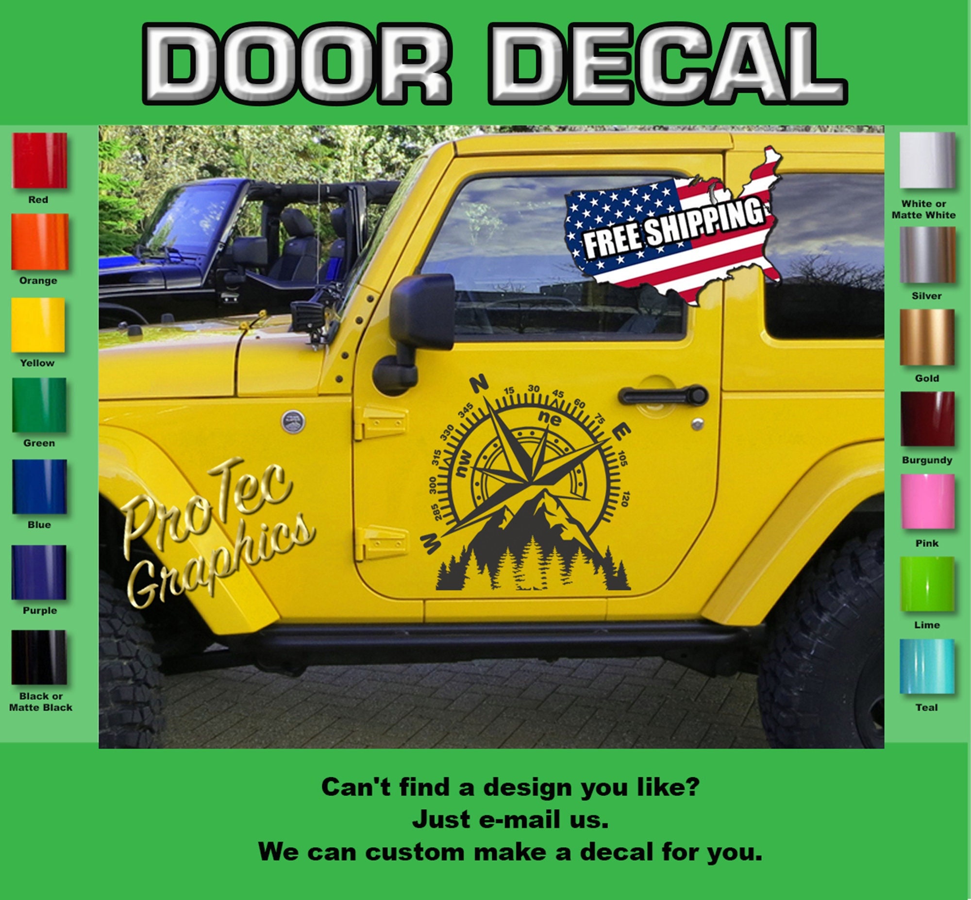 Jeep Side Decal - Etsy