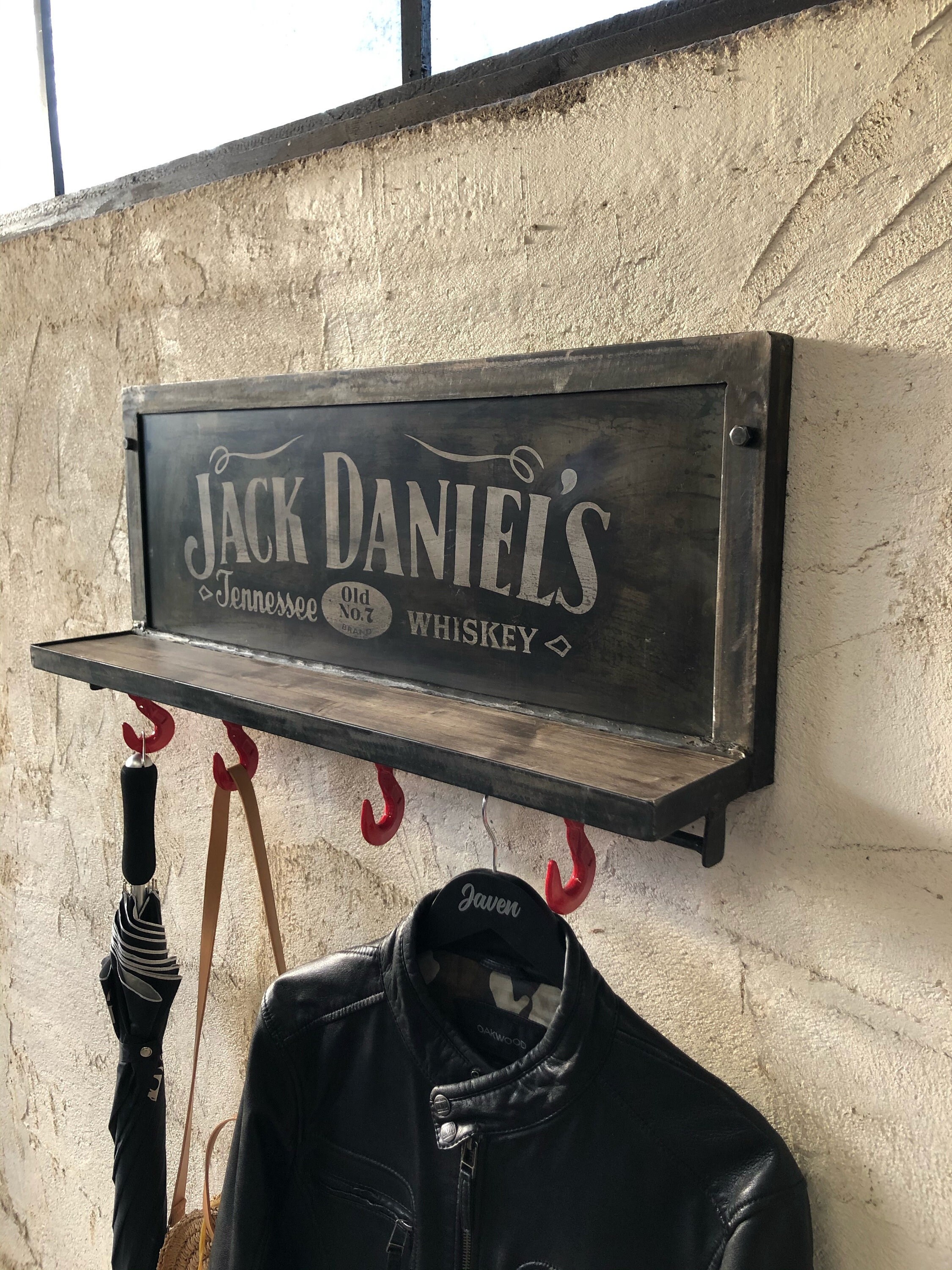 Porte-Manteau Métal Jack Daniels