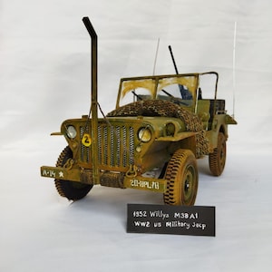 Miniature Truck | Military Truck | Handmade | American Truck | Vintage Car | Vintage Trucks