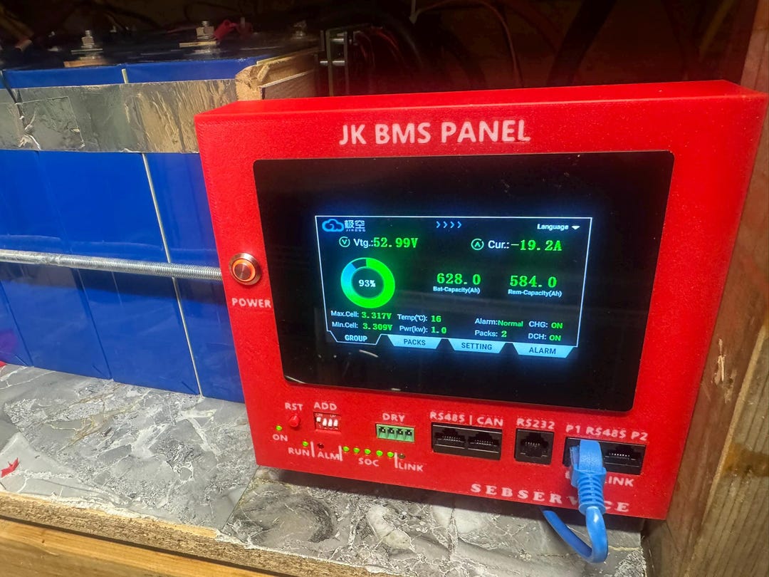 JK BMS Front Panel Cover Faceplate – Battery Management System – 3D ...