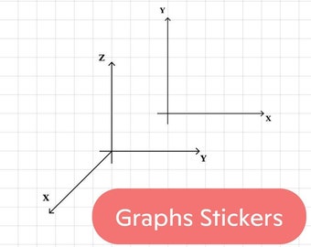 Paquete de pegatinas de gráficos para goodnotes