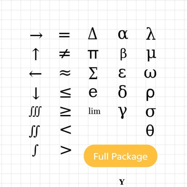 Goodnotes Math Stickers - Etsy