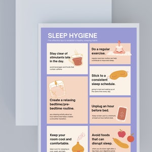 Sleeping Better for Better Learning: Sleep Hygiene Poster for Classrooms