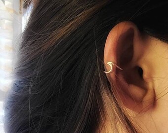 Wave Ear Cuff - Etsy