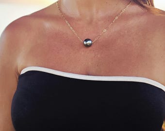 Perle Di Coltura Di Tahiti Nere A Goccia - Perle Di Tahiti - Perle - Foto 7