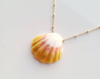 Sunrise Shell Necklace - Etsy