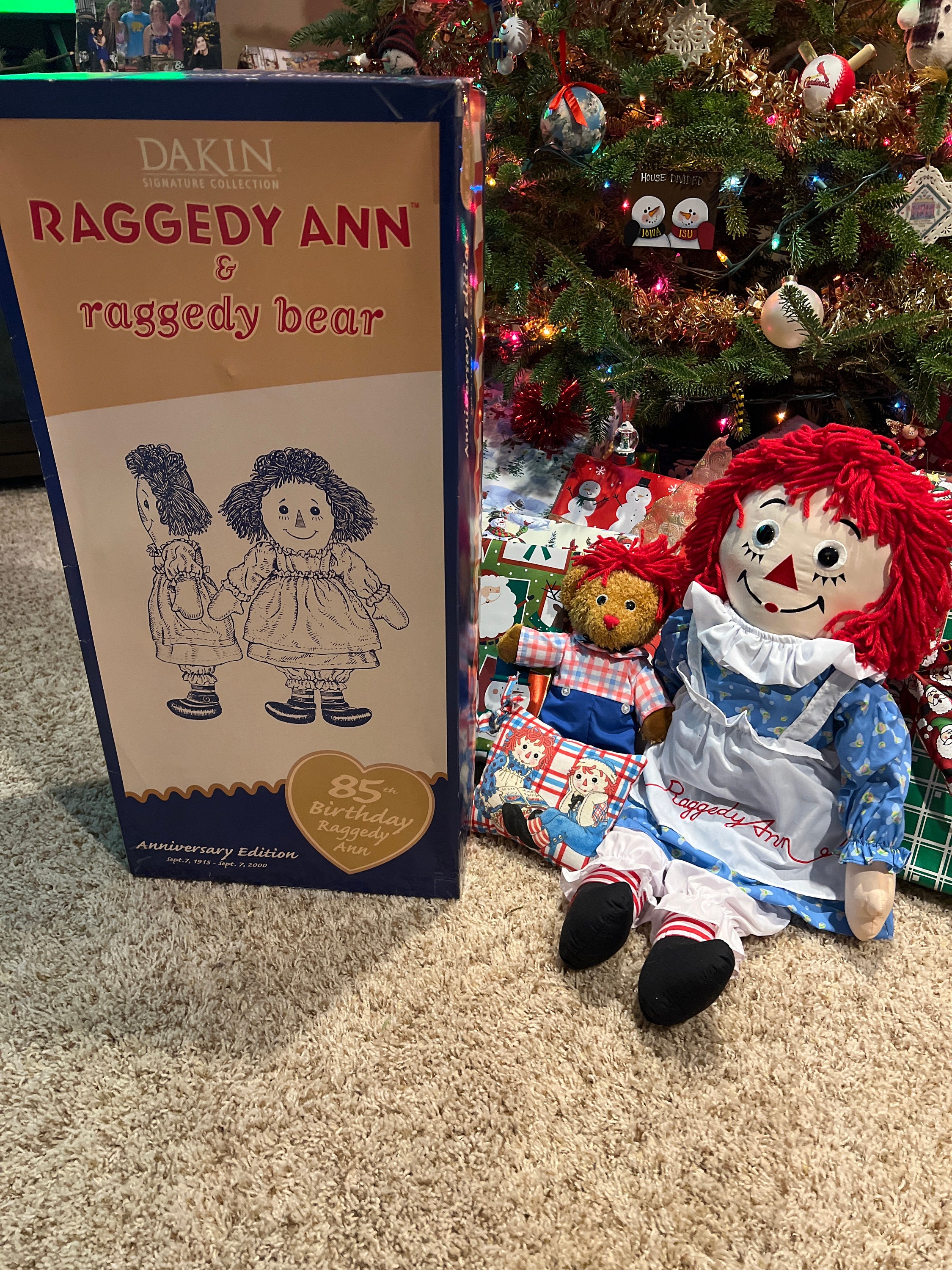 DAKIN製RAGGEDY ANN スペシャル6ドールコレクターズセット 貴重！ DAKIN製RAGGEDY ANN スペシャル6ドールコレクターズセット 貴重