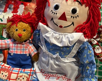 Dakin Anniversary 85th Birthday Raggedy Ann and Bear - Etsy