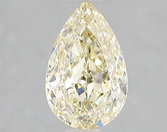 Pear Cut Fancy Intense Yellow IGI Certified VVS/VS Loose 1-20 Carats Lab Grown Diamond