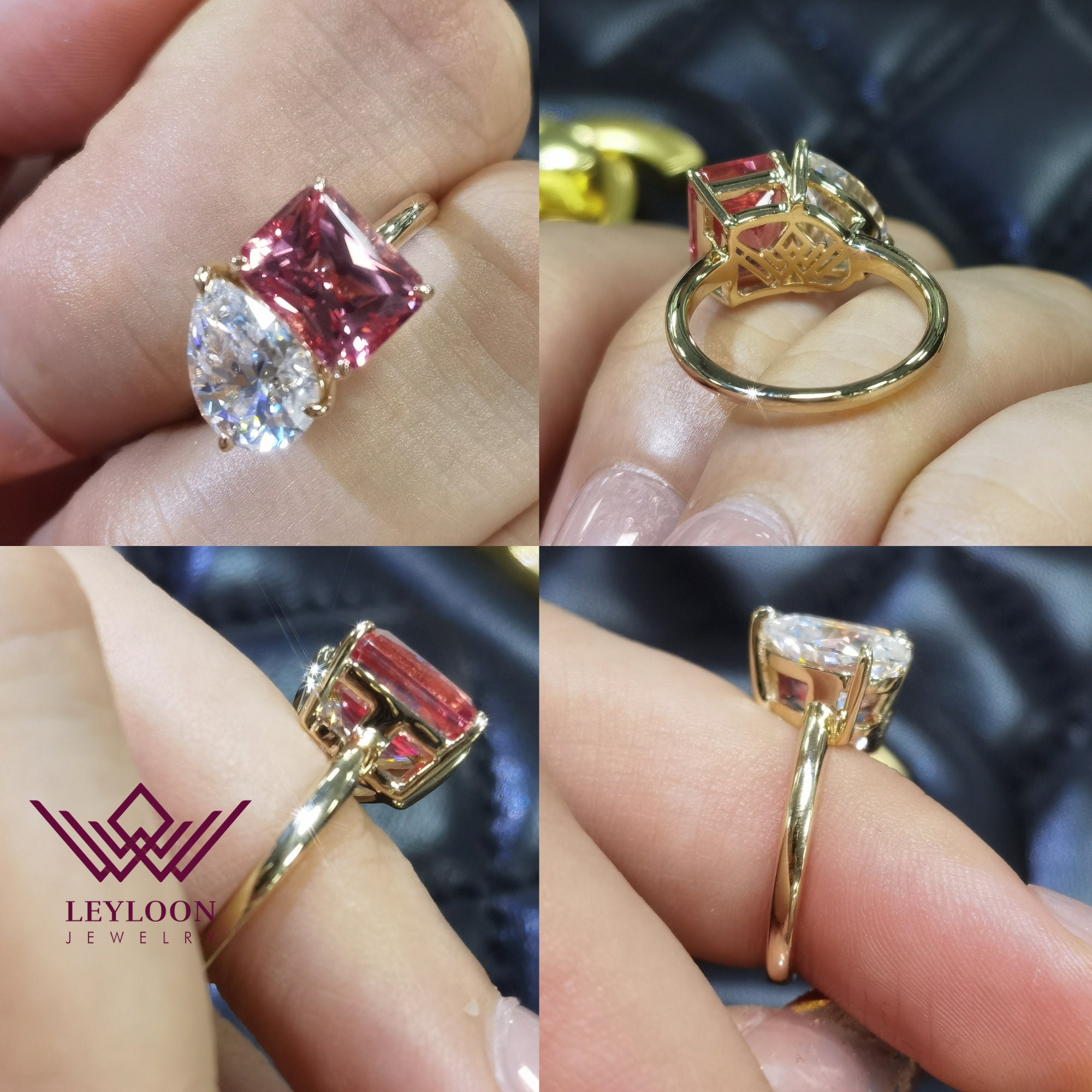 Pavage Ring ピンクゴールドカラー箱あり プラージュ リング マルチ