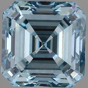 Asscher Cut Fancy Intense Blue Color IGI Certified VVS/VS Loose 1-20 Carats Lab Grown Diamond