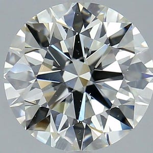 Natural GIA Round Brilliant Cut 3.01 Carat J Color VS2 Loose Diamond