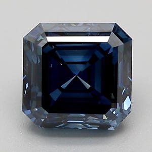 RARE Asscher Cut 1.70 Fancy Deep Blue Color IGI Certified VS2 Loose 1-20 Carats Lab Grown Diamond