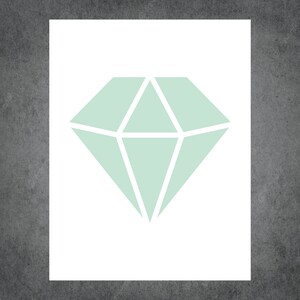 Diamond Photo Collage PDF Template 8.5x11 Inch | Canva - Etsy