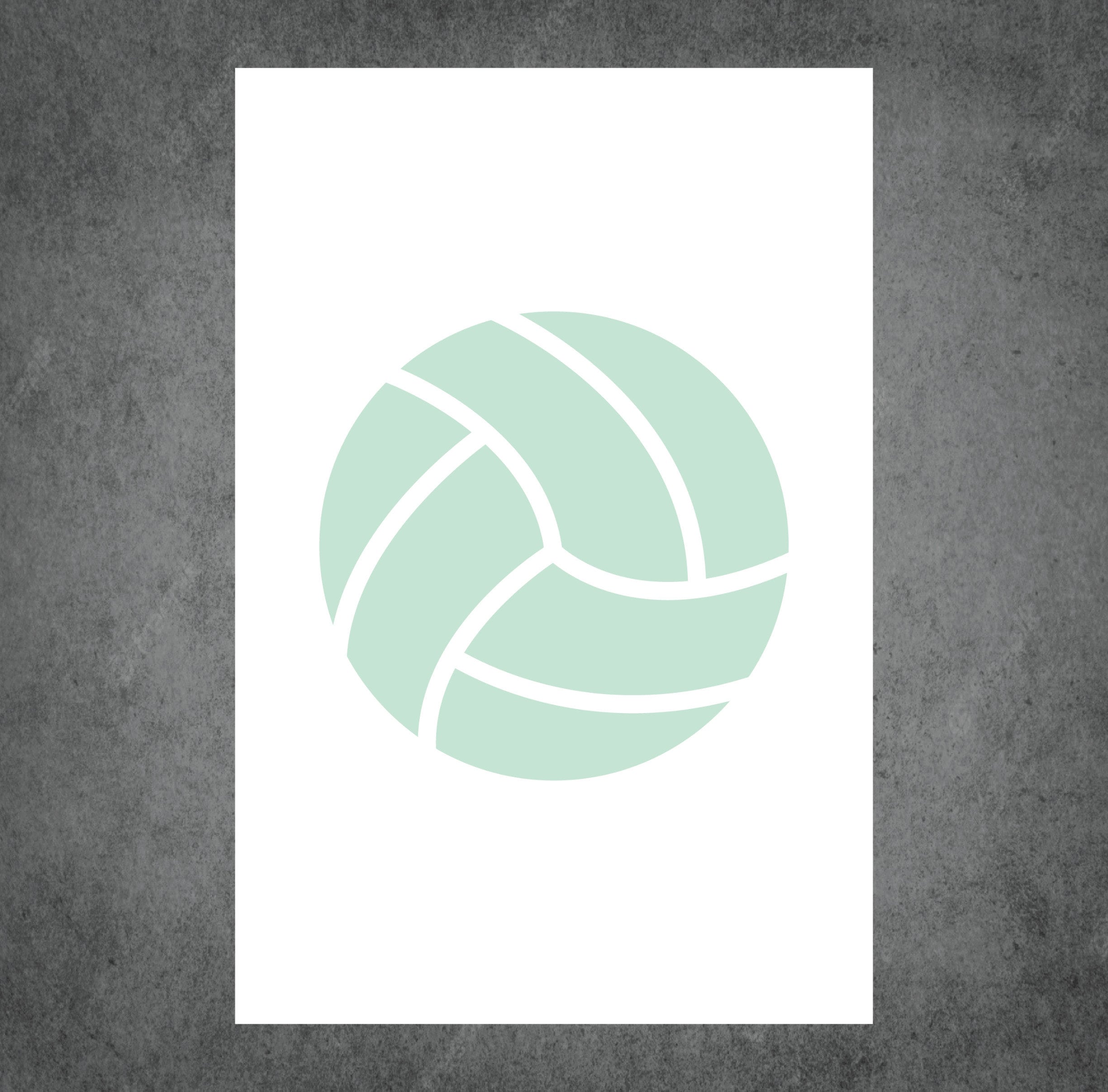 Volleyball Sport Photo Collage Template Canva PDF Memorial Etsy UK