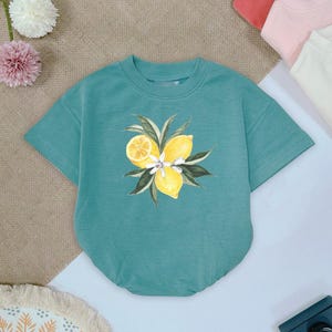 Cute Lemon Citrus baby clothes, Summer Fruit Baby Bubble Romper, Fruit Baby Bodysuit, Baby Girl Clothes, Baby Shower Gift, Inifant clothes