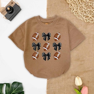 Football Coquette Romper, Football Birthday Gift,Football Game Baby Bodysuit, Gameday Outfit, Newborn Clothes