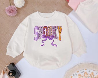 Spooky Ghost Baby Romper: Halloween Outfit, Fall Clothes