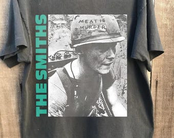 THE SMITHS スミス　meat is murder Tシャツ 古着 The Smiths T Shirt - Meat Is Murder - 80s band shirt - Post