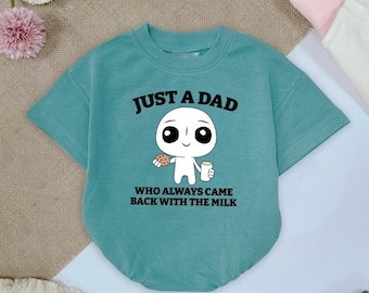 Just A Dad Baby Romper: Father's Day Outfit