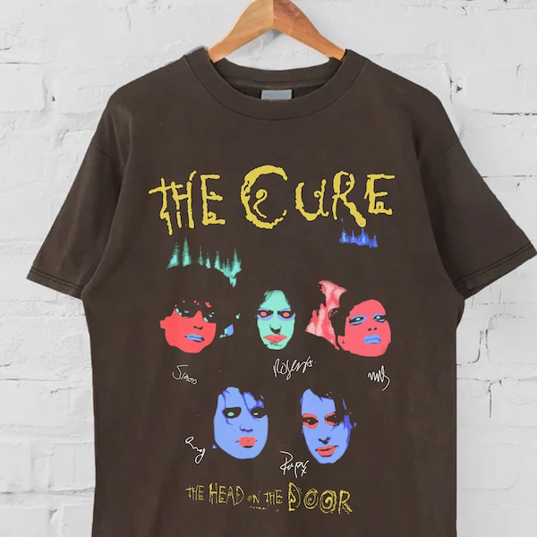 T-shirt The Cure - Primary - Blanc - Graphique - UniSEXE Adulte - 100% Coton - Neuf Avec étiquettes