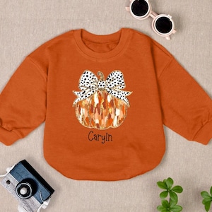 Custom Fall Coquette gold glitter pumpkin baby romper ,Halloween fall, Romper Sweatshirt , Boydysuit ,Gift For Halloween Baby ,Romper Bubble
