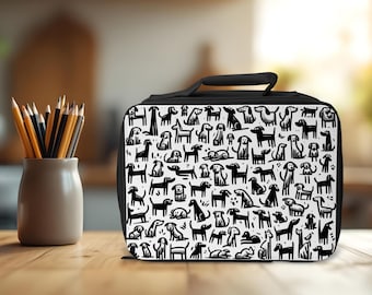 Doodle Dogs Insulated Lunch Box: Back to School Lunch Bag