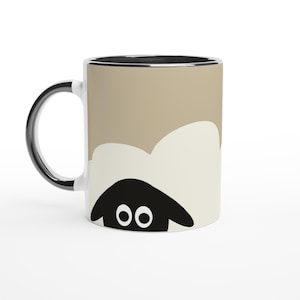Peeping Sheep Coffee Mug | 11oz Ceramic Coffee Mug | Perfect Gift for Sheep Lovers