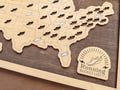 Running Bucket List Map, CUSTOM The ORIGINAL Viral Running Map, Marathon Travel Map, Gift for Runner, Bucket List Map, Travel Map