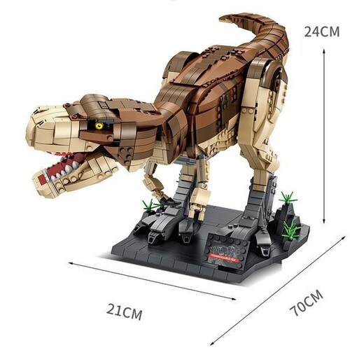 MOC hot Forest Tyrannosaurus Rex 1813 pcs Building Blocks