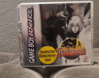 Castlevania: Aria of Sorrow PAL GBA mit Custom Hülle Inlay