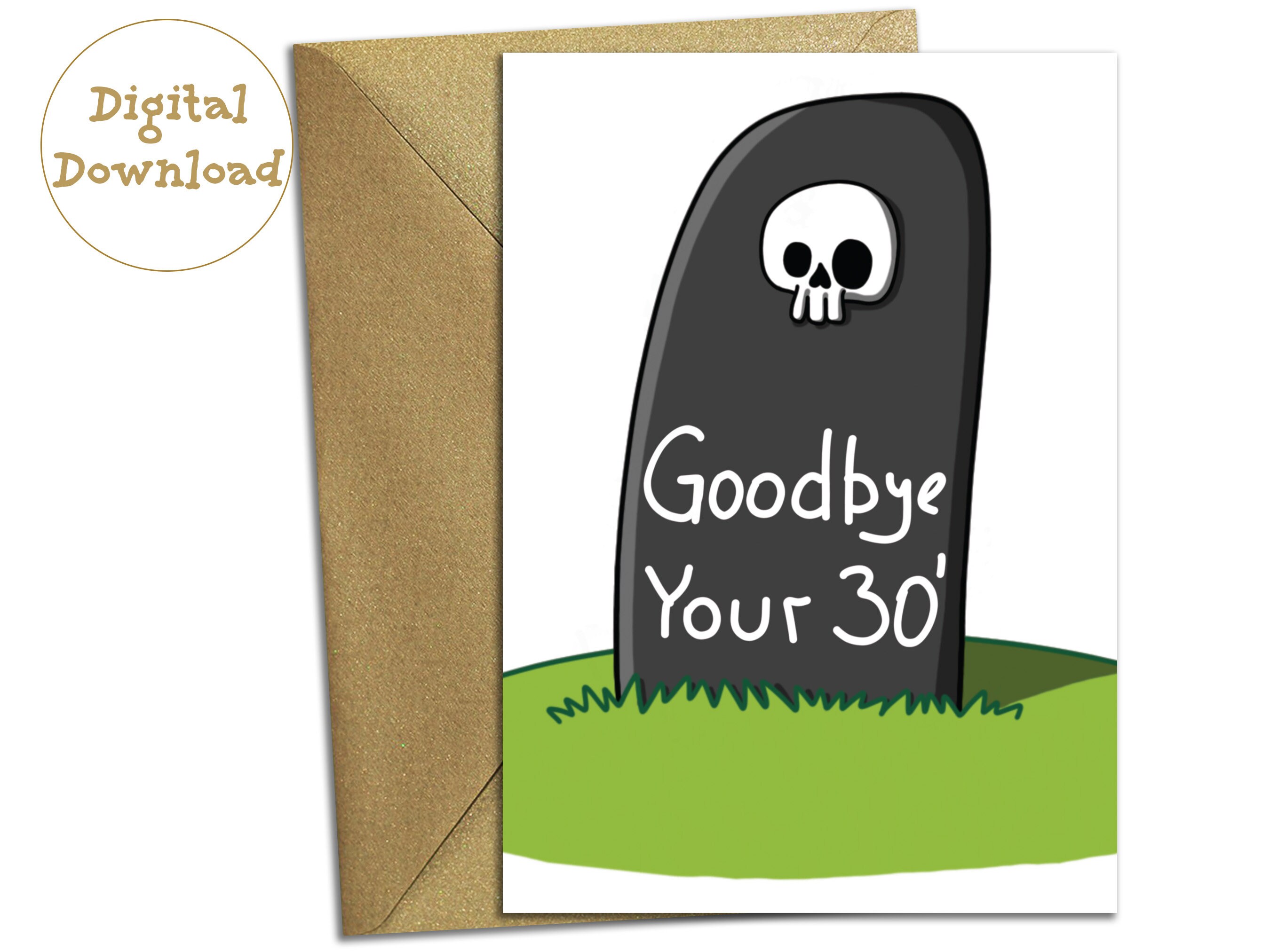 Printable Funny Happy Birthday Card. Funny Getting Old Card. | Etsy