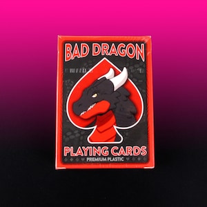 Bad Dragon Spielkartenspiel Fantasie pelzigen sexy Spielspaß Plastikfinish