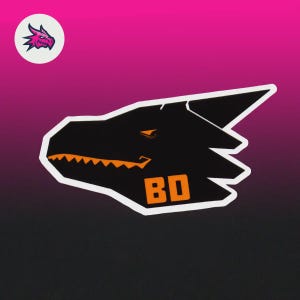 Bd Sticker Authentic Bad Dragon Logo Sticker: Glossy or Matte Finish - Etsy