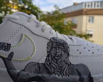 Custom Air Force 1 Zeus Schuhe Nike Air Force 1 | Etsy
