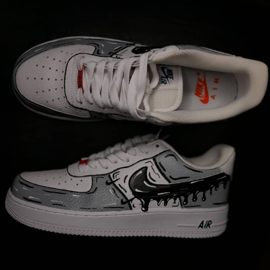 custom grey af1
