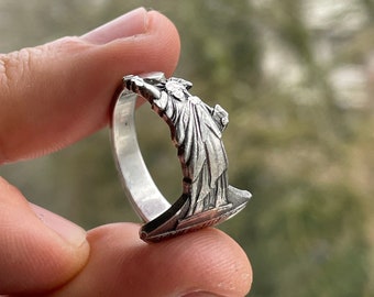 New York Ring | Statue of Liberty Ring | NYC Ring | Silver New York | Spoon Ring