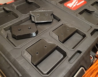 Milwaukee Packout Mounting Feet (4x): 3D Printed Adapter